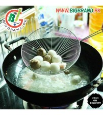 Pack of 2 Stainless Steel Mesh Oil Colander Sifter Strainer 